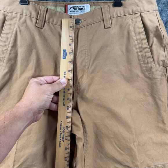 Mountain Khakis Pants Men's 38X30 Brown Relaxed Fit Canvas Cargo Pocket READ - Picture 3 of 12